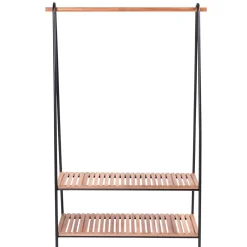 CASA Estantes|Acacia Ropero Negro