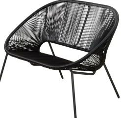 CASA Bancos De Jardín|Acapulco Banco Lounge Negro