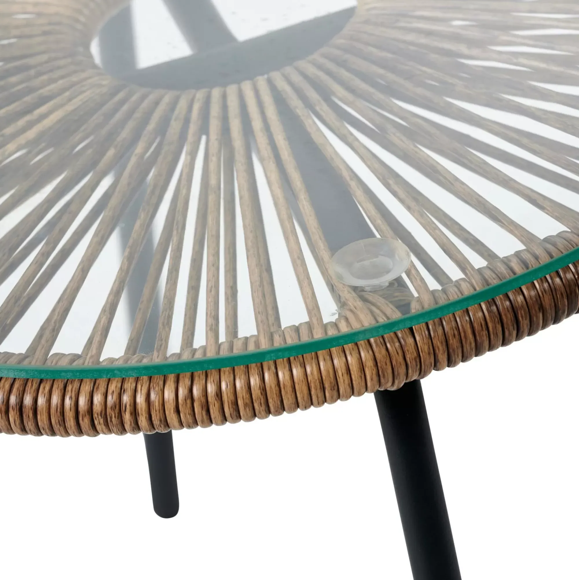 CASA Mesas Auxiliares De Jardín|Acapulco Mesa Lounge Natural