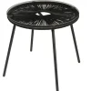CASA Mesas Auxiliares De Jardín|Acapulco Mesa Lounge Negro