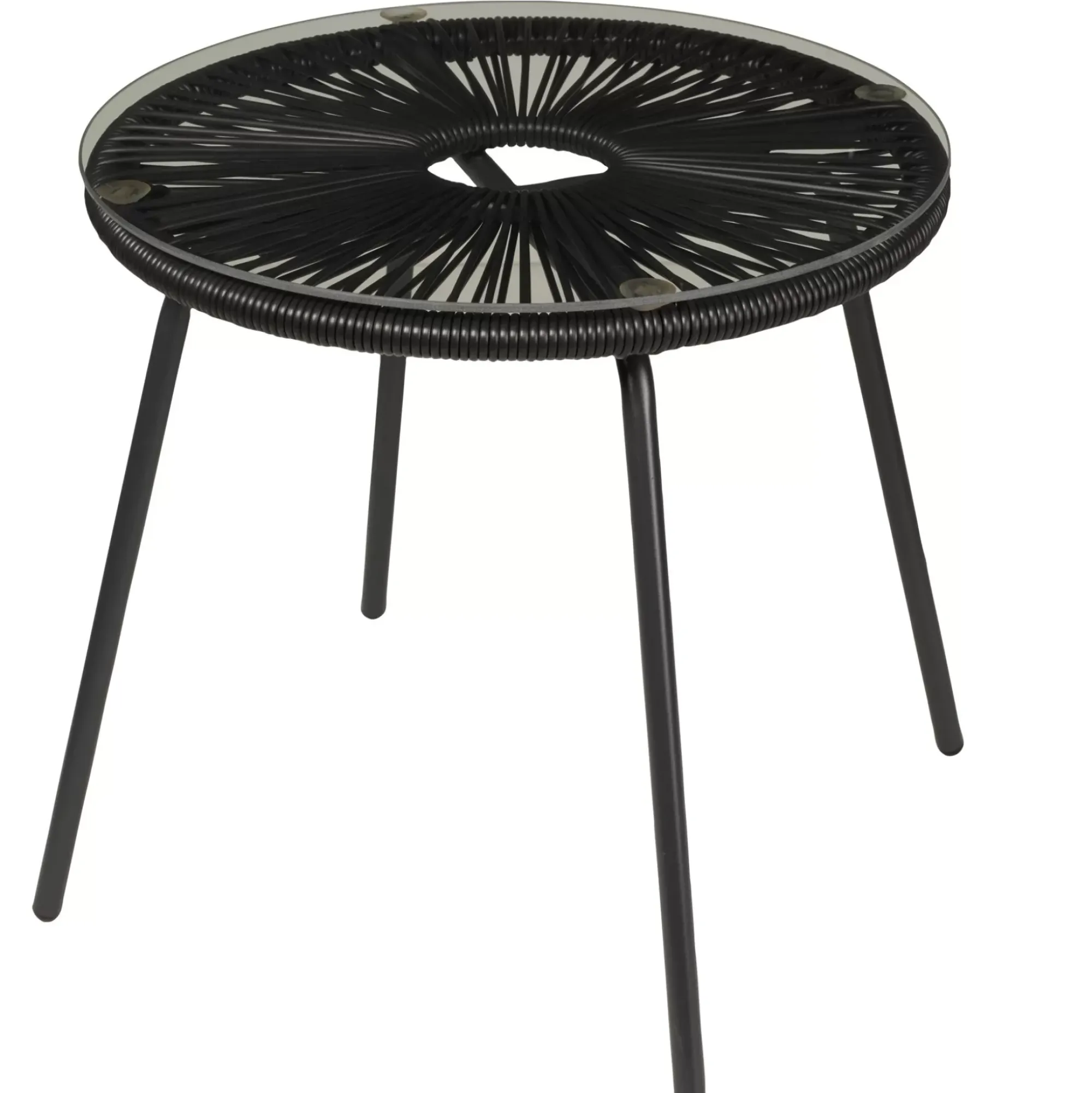 CASA Mesas Auxiliares De Jardín|Acapulco Mesa Lounge Negro