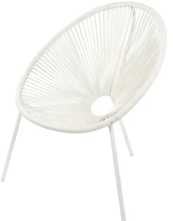 CASA Sillas Lounge|Acapulco Silla Lounge Blanco
