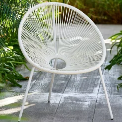 CASA Sillas Lounge|Acapulco Silla Lounge Blanco