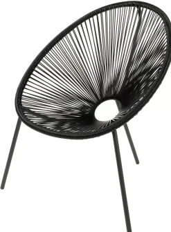 CASA Sillas Lounge|Acapulco Silla Lounge Negro