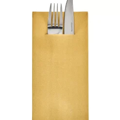 CASA Servilletas|Airlaid Servilletas/Cubiert. Juego De 12 Dorado