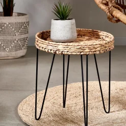 CASA Mesas Auxiliares|Akela Mesa Auxiliar Negro, Natural