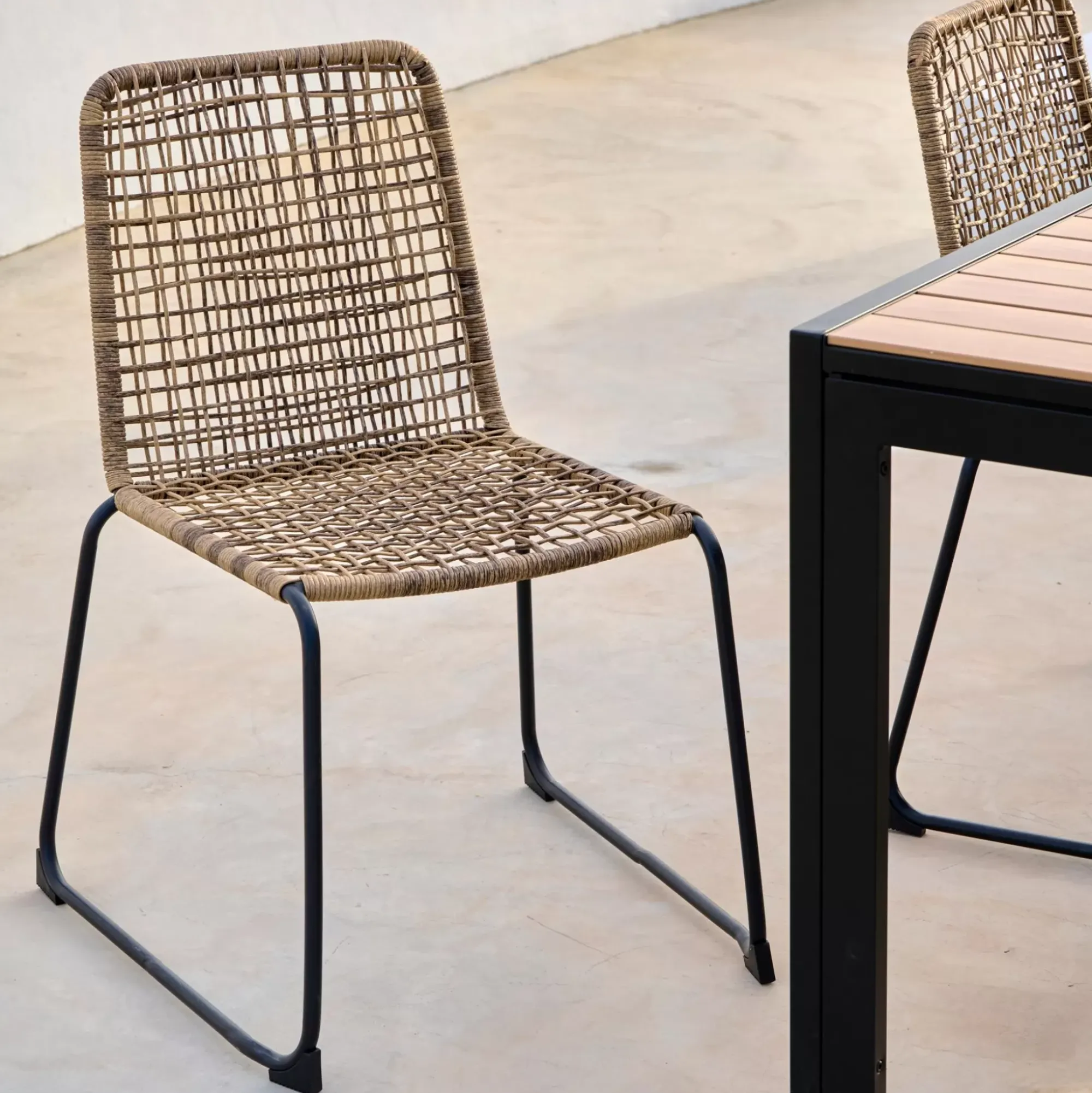 CASA Sillas De Jardín|Aleks Silla Natural