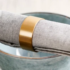 CASA Anillos Para Servilletas|Alu Gold Anillo Para Servilleta Dorado