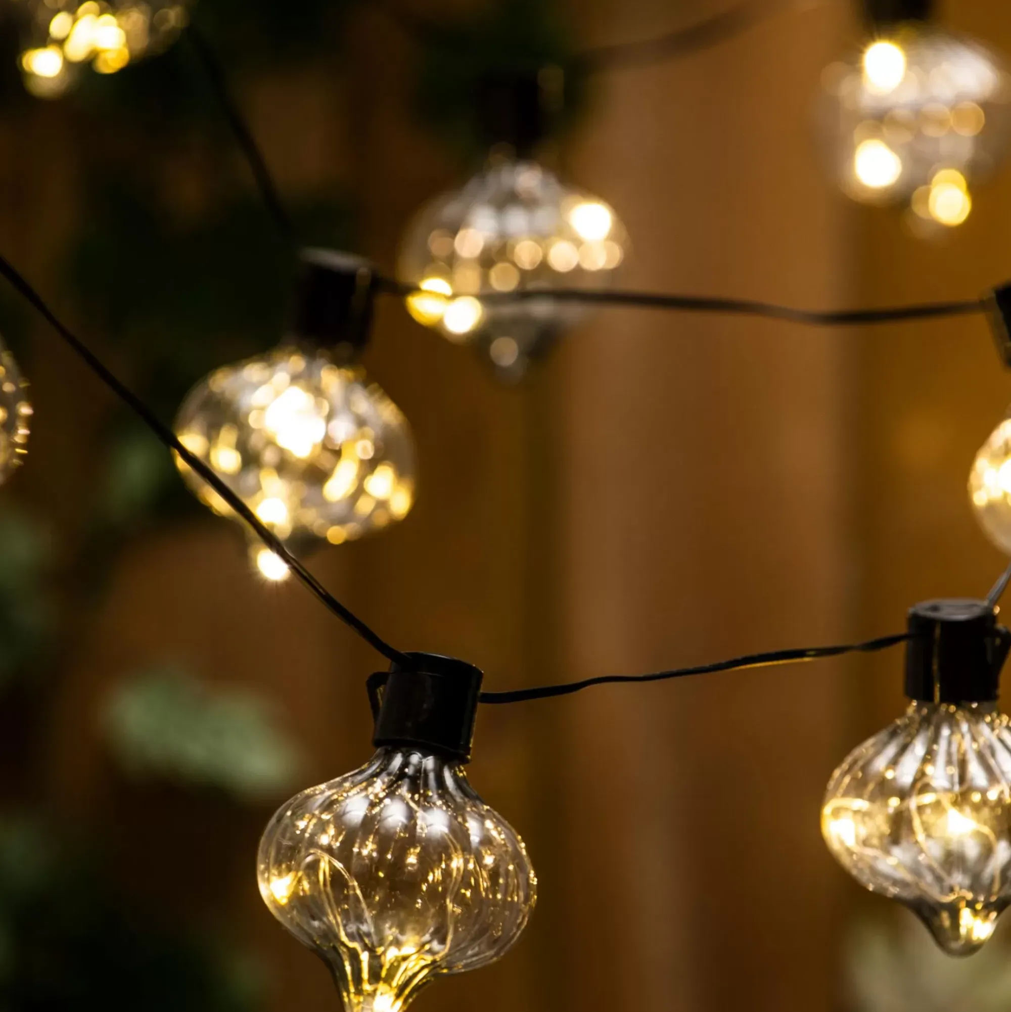 CASA Iluminación Exterior|Azis Guirnalda 10 Leds Exter Forma De Gota