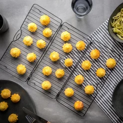 CASA Accesorios Para Resposteria|Bakery Rejilla Reposteria Plegable Negro