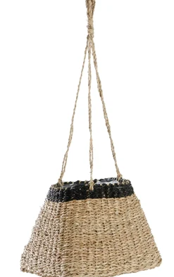 CASA Colgadores Para Plantas|Baku Macetero Colgante Negro, Natural