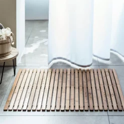 CASA Alfombras De Baño|Bamboo Alfombra De Bano Natural