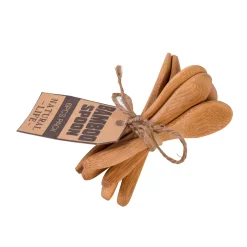 CASA Juegos|Bamboo Cucharillas Juego De 6 Natural