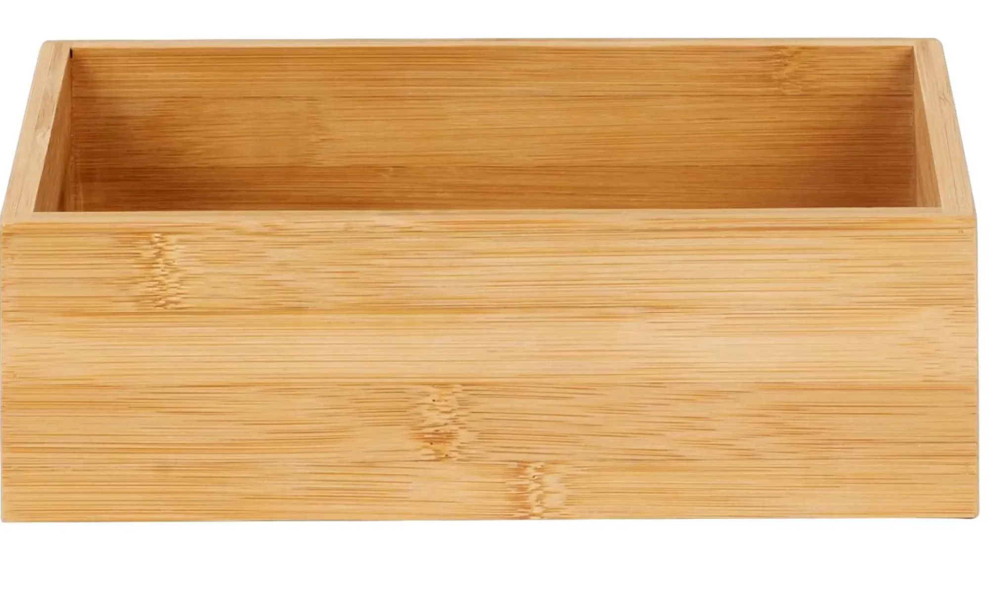 CASA Cestas De Cajonera|Bamboo Organizador Para Cajon Natural