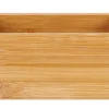 CASA Accesorios De Cocina|Bamboo Organizador Para Cajon Natural