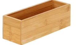 CASA Accesorios De Cocina|Bamboo Organizador Para Cajon Natural