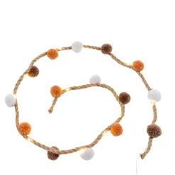 CASA Guirnaldas De Luz|Basil Guirnalda Varios Colores, Blanco, Marron, Terracota