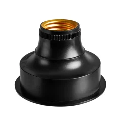 CASA Guirnaldas De Luz|Bati Soporte Lamprar Pila E27 Negro