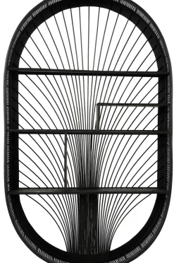 CASA Estanterías|Bavi Estanteria De Pared Negro