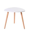 CASA Mesas Auxiliares|Belliot Mesa Auxiliar Blanco, Natural