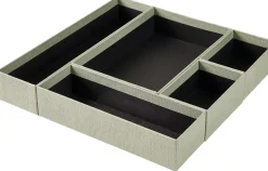 CASA Cestas De Cajonera|Bigso Organizador De Cajon 5 Partes Suelt. Menta