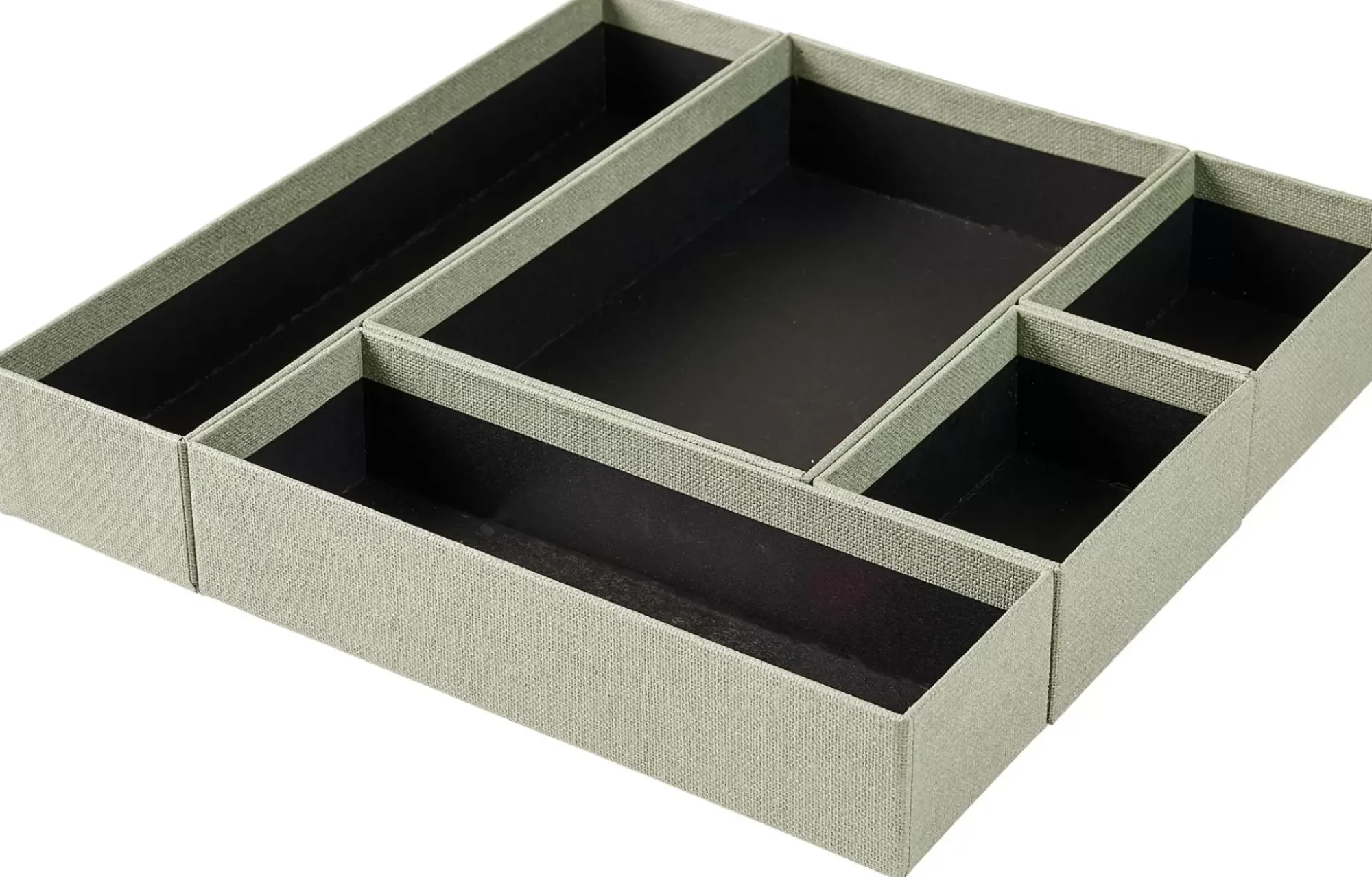 CASA Cestas De Cajonera|Bigso Organizador De Cajon 5 Partes Suelt. Menta