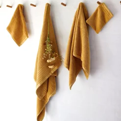 CASA Toallas De Playa|Bio Soft Toalla De Bano Amarillo
