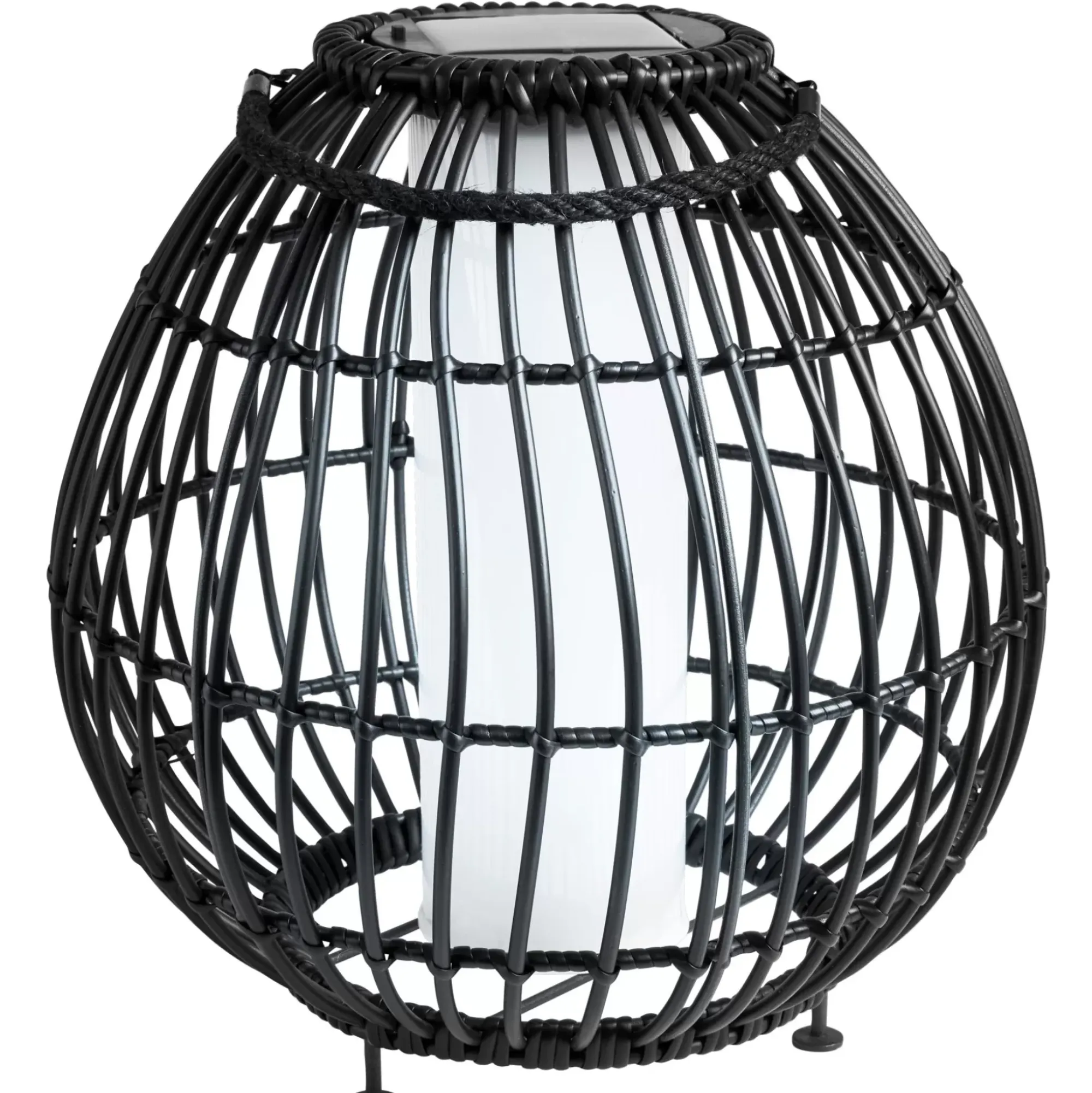 CASA Iluminación Exterior|Bo Lampara Solar Negro