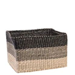 CASA Cestas De Cajonera|Bobo Cesta Negro, Natural