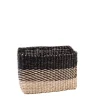 CASA Cestas De Cajonera|Bobo Cesta Negro, Natural