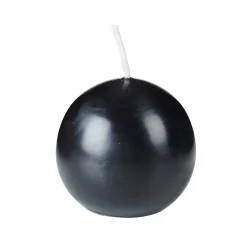CASA Velas|Bola Vela Esferica Negro