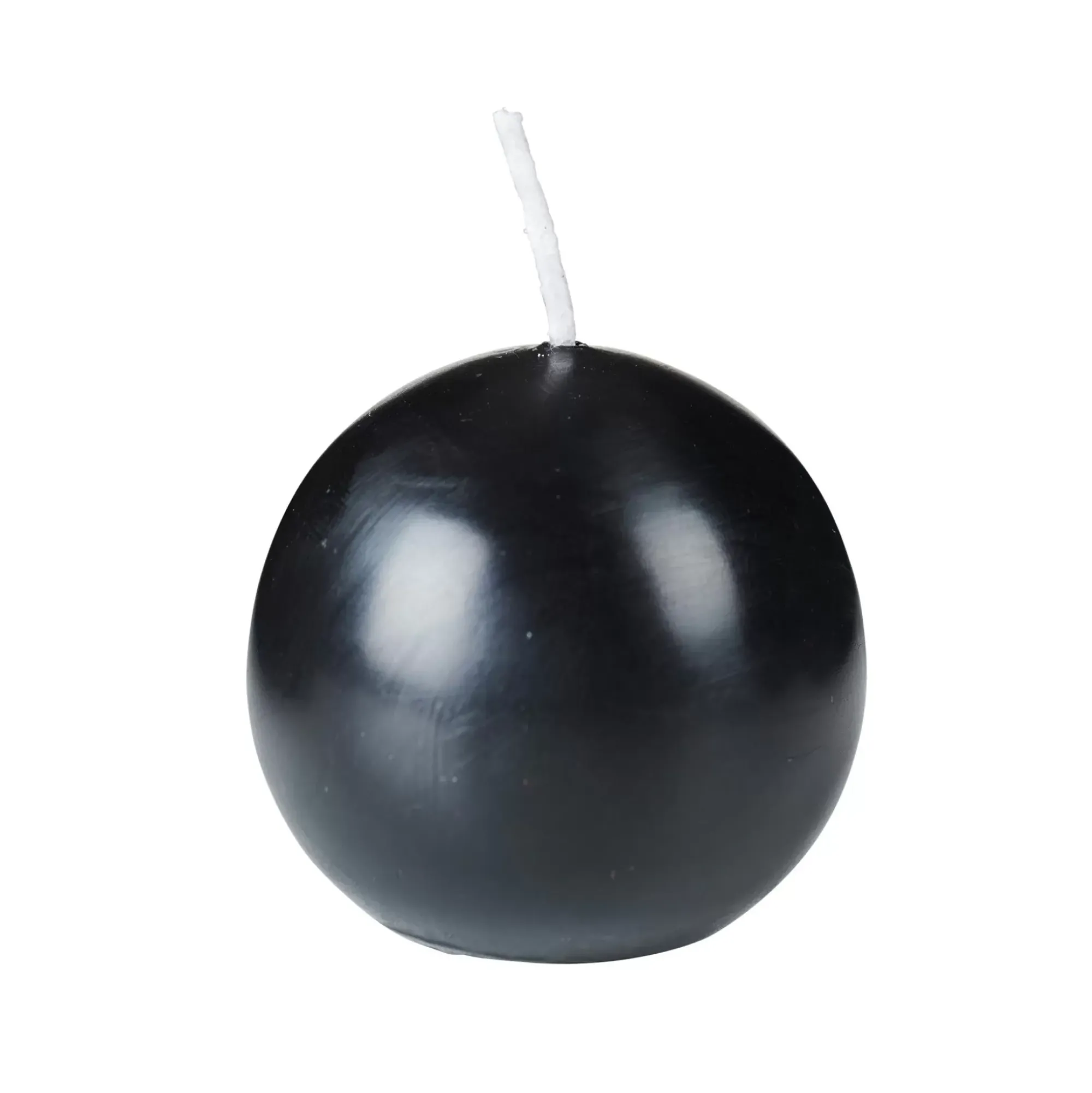 CASA Velas|Bola Vela Esferica Negro