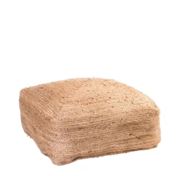 CASA Pufs|Braid Puf Natural