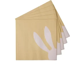CASA Servilletas|Bunny Paquete De 20 Servilletas Amarillo
