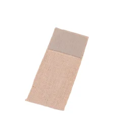 CASA Bolsillo De Cubiertos|Burlap Estuche Cubiertos Natural
