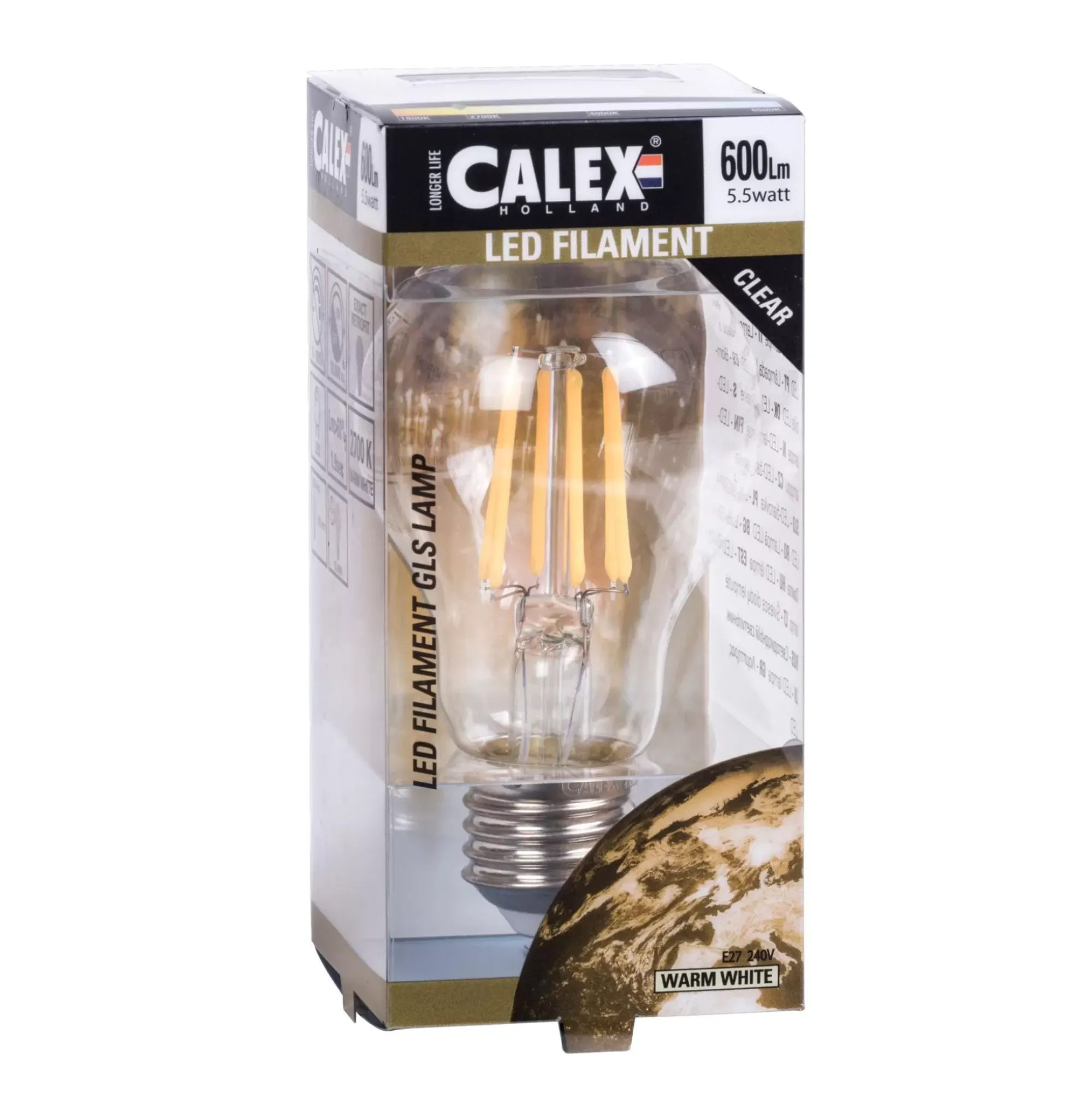 CASA Lámparas Led|Calex Bombilla De Filamento 2700K