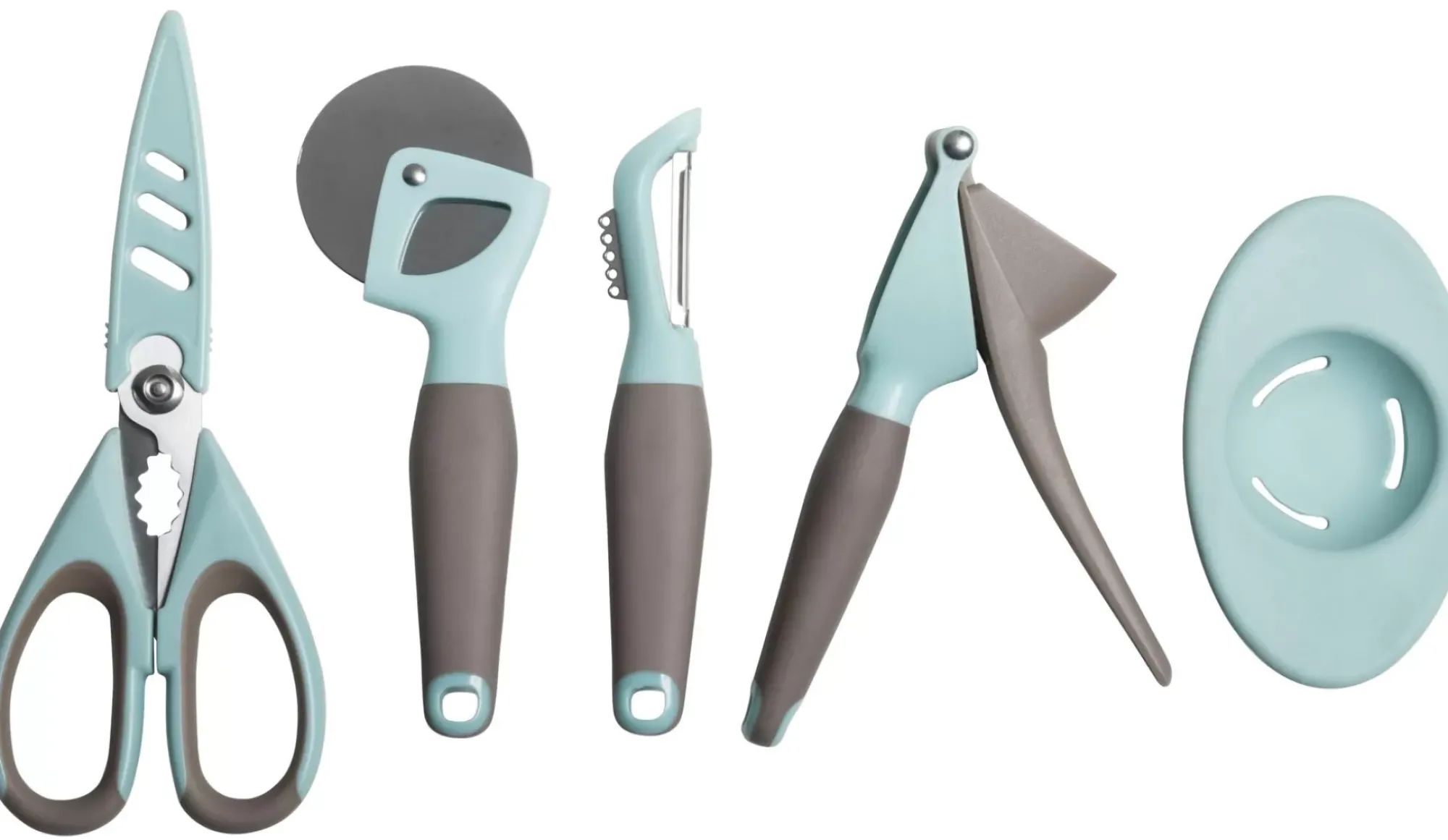 CASA Cuchillos De Carne|Kitchen Cortador De Pizza Gris, Azul