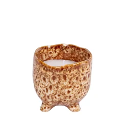 CASA Velas|Ceramic Vela En Maceta Marron