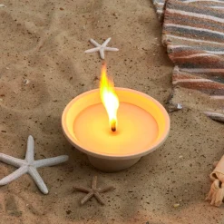 CASA Velas Para Exterior|Citronella Blanco