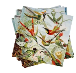 CASA Servilletas|Colibri Paquete De 20 Servilletas Multicolor