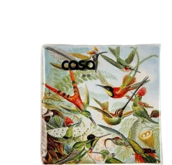 CASA Servilletas|Colibri Paquete De 20 Servilletas Multicolor