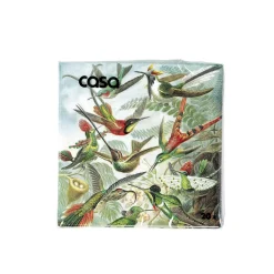 CASA Servilletas|Colibri Paquete De 20 Servilletas Multicolor