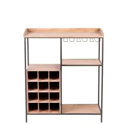 CASA Estanterías|Damian Estanteria De Pared Negro