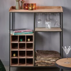 CASA Estanterías|Damian Estanteria De Pared Negro