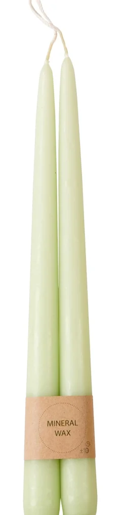 CASA Velas|Duo Velas Largas Juego De 2 Verde