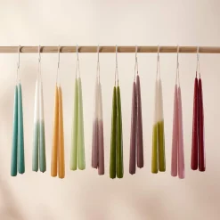 CASA Velas|Duo Velas Largas Juego De 2 Menta