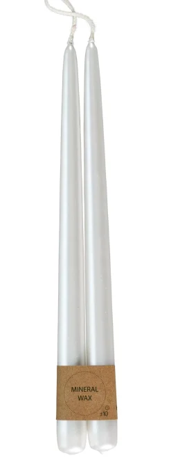 CASA Velas|Duo Velas Largas Juego De 2 Perla