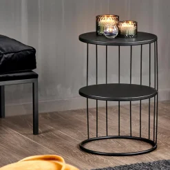 CASA Mesas Auxiliares|Elmer Mesa Auxiliar Negro