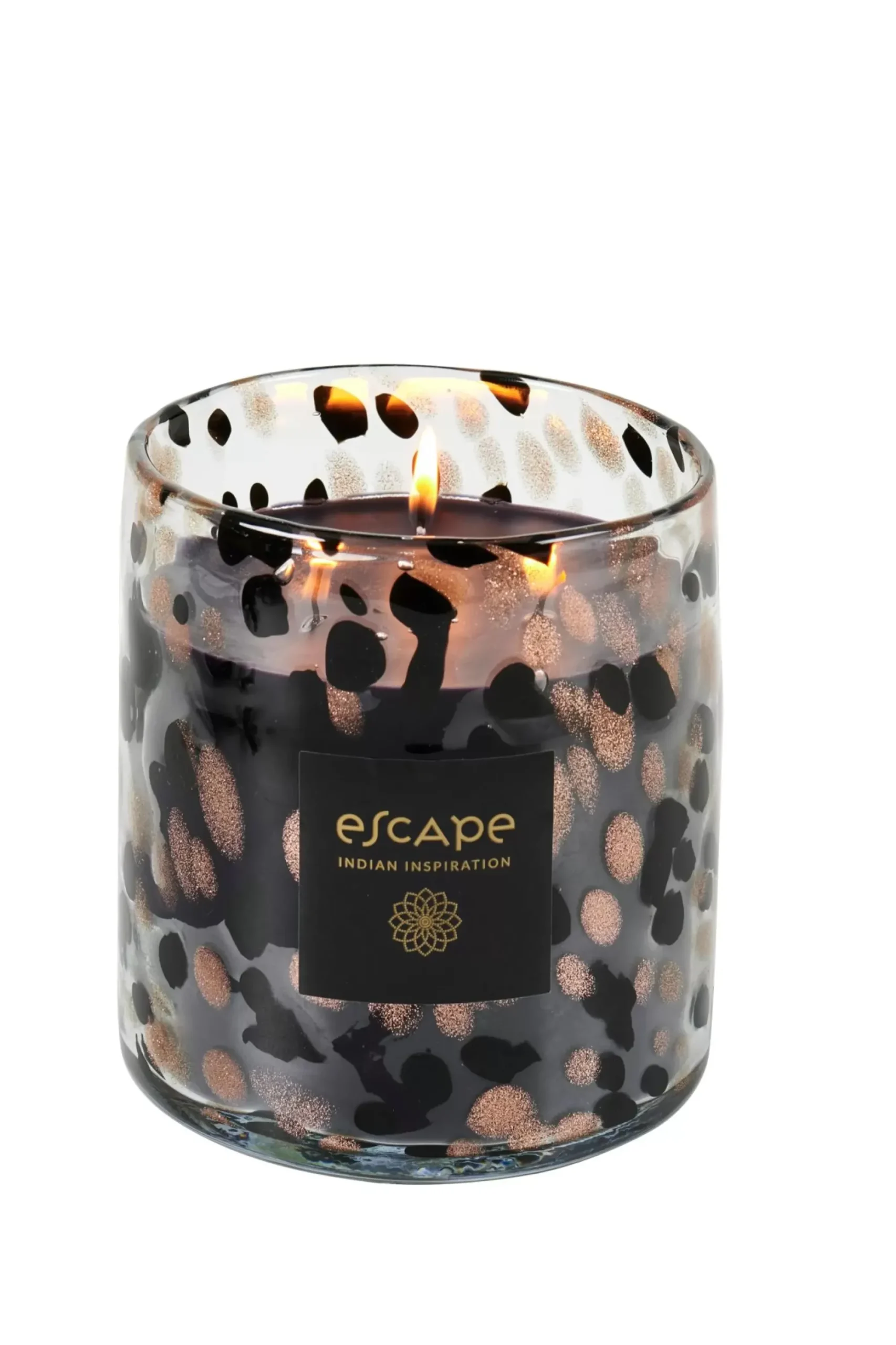 CASA Velas|Escape Indian Inspiration Vela Perfumada Xl Negro, Cobrizo, Multicolor