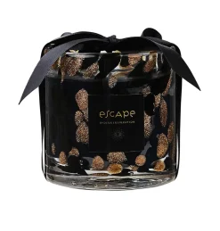 CASA Velas|Escape Indian Inspiration Vela Perfumada En Vaso Negro, Cobrizo, Multicolor
